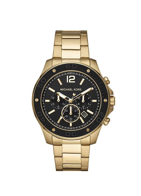 michael kors saat erkek siyah|michael kors altın saat.